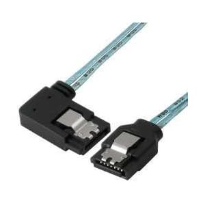 【クリックでお店のこの商品のページへ】SATA3.0ケーブル 片左L型ラッチ付50センチ
