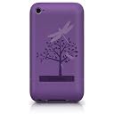 XtremeMac iPod touch 第4世代用 ケース(2つのハードプラスチックを結合して本体を保護するケース) ビュースタンド機能付き グラフィカルアートモデル(ドラゴンフライ) Microshield View IPT-MVW-33