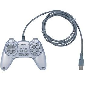 iBUFFALO USB�Q�[���p�b�h 12�{�^�� �f�W�^���Ή� �V���o�[ BGCUD1201SVA