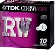 TDK CD-RW�f�[�^�p650MB 4�{��5mm���P�[�X����10���p�b�N [CD-RW74X10S]