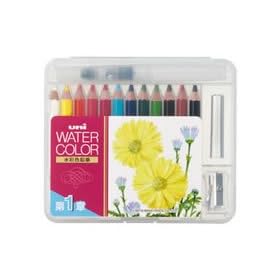 �O�H���M ���ʐF���M ���j �E�H�[�^�[�J���[ uni WATER COLOR �ʂ�G�p�R���p�N�g�Z�b�g 12�F �x�[�V�b�N�g�[��