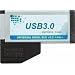 ���l�u�� �C���^�[�t�F�[�X�J�[�h Express Card 34/54 USB3.0 �J�v�����X PITAT-USB3.0/EC34