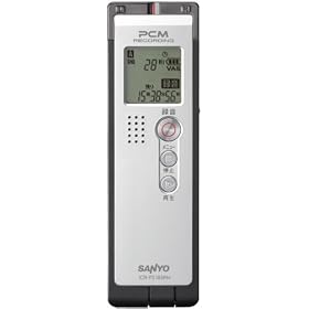 SANYO �f�W�^���{�C�X���R�[�_�[ �uDIPLY TALK�v (�V���o�[�E2GB) ICR-PS185RM(S)