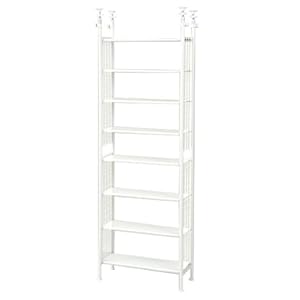 【クリックで詳細表示】山善(YAMAZEN) 突っ張りフリーラック(幅78 高さ209-282) ホワイト STR-788(WH/WH)