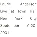 Live at Town Hall NYC