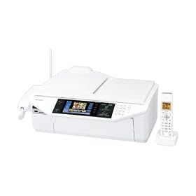SHARP ���y��v�����g �t�@�N�V�~�������@ �z���C�g UX-MF60CL (1��8��, ADF����, �q�@1��, 4.3�^ASV�J���[�t��)
