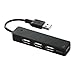 iBUFFALO �yPS3����m�F�ρzUSB2.0Hub �o�X�p���[ 4�|�[�g �u���b�N BSH4U06BK