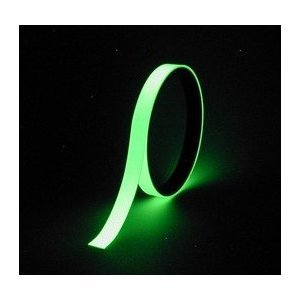 【クリックで詳細表示】消防認定品 高輝度蓄光テープ α-FLASH(アルファフラッシュAFシリーズ) AF1505(15mm×5m巻)