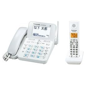Panasonic �f�W�^���R�[�h���X�d�b�@ �z���C�g �q�@1��^�C�v VE-GP34DL-W