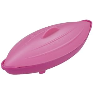 【クリックで詳細表示】シリコンクックポット リーフ マゼンタピンク レシピ付