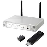 I-O DATA 無線LANルーター&無線LANUSBアダプター WN-NHP/R-U