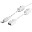 iBUFFALO USB�����P�[�u�� �X�C�b�`�t�G�R�^�C�v 2.0m �z���C�g BSUAAS20WH