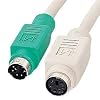 �ySANWASUPPLY�zDOS/V�p�\�R����(�~�jDIN6pin)�̃}�E�X�����P�[�u��(2m) KB-MAE2