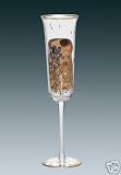  GOEBEL Gustav Klimt Der Kuss Sektflöte *NEU* Sektglas