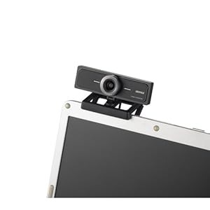 iBUFFALO マイク内蔵200万画素WEBカメラ 120°広角ガラスレンズ搭載モデル BSW20KM11BK