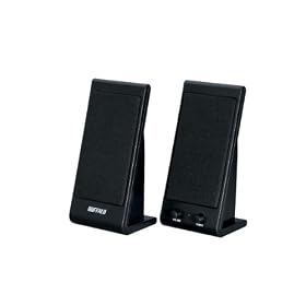 iBUFFALO �X�s�[�J�[ USB�ڑ� �R���Z���g�s�v 1W �u���b�N BSSP01UBK