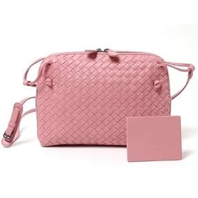 �y���i����zBOTTEGA VENETA�i�{�b�e�K���F�l�^�j �V�����_�[�o�b�O �s���N 245354 �y���g�p�z