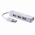 iBUFFALO USB2.0Hub �o�X�p���[ 4�|�[�g ���� RoHS�Ή� �z���C�g BSCPH401WH