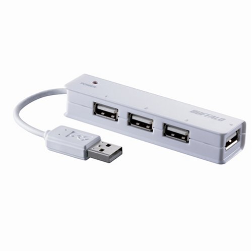 �o�b�t�@���[�R�N���T�v���C BUFFALO USB2.0Hub �o�X�p���[ 4�|�[�g ���� RoHS�Ή� �z���C�g BSCPH401WH �o�b�t�@���[�R�N���T�v���C (12���̊��z) 992