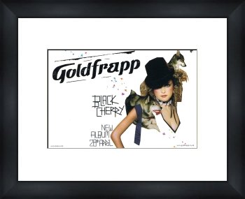  GOLDFRAPP Black Cherry - Custom Framed Original Ad Reproduction encadrée