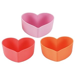 貝印 HeartForYou シリコーンカップ 3個 L ハート FP-5313