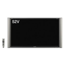 SHARP AQUOS 52V�n��EBS�E110�xCS�f�W�^���n�C�r�W�����t���e���r�Ǌ|���^�C�v LC-52GX45