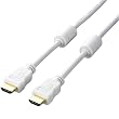 ELECOM HDMI�P�[�u�� �t�F���C�g�R�A 1.0m �z���C�g (PS3�Ή�) DH-HD13AN10WH
