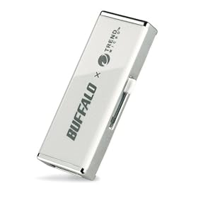 BUFFALO �E�B���X�`�F�b�N�@�\���� USB�������[ �z���C�g 16GB RUF2-JV16GS-WH