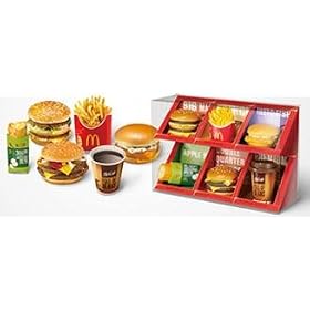 McDonald's FOOD STRAP�^�}�N�h�i���h �t�[�h�X�g���b�v ��1�e �y�S6��Z�b�g�z ���ʌ���P�[�X�t �R���v���[�g�{�b�N�X (�H��)