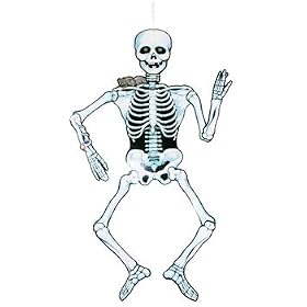 802099 43�h Skeleton Hanging Decoration