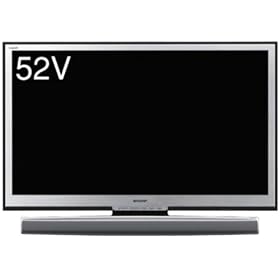 SHARP AQUOS 52V�n��EBS�E110�xCS�f�W�^���n�C�r�W�����t���e���r LC-52XS1