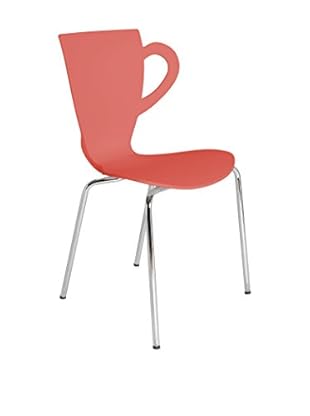 TOPAMBIENTES Stuhl 4er Set rot