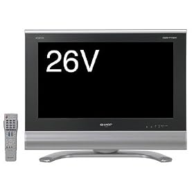 SHARP AQUOS 26V�^ �n��EBS�E110�xCS�f�W�^���n�C�r�W�����t���e���r LC26BD1