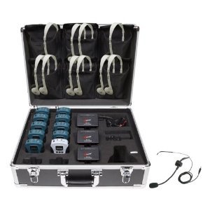 �y���s�A���i�zCalifone WS-TG10 WS Series 10-person Tour Group Guide/Assistive Listening System Package