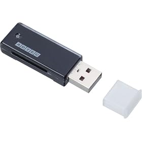 �A�h�e�b�N miniSD�Ή��J�[�h���[�_�[���C�^�[�u���b�N���f�� USB2.0�Ή� ADMINISDRBU2