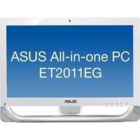 ASUS All-in-one PC ET2011EG 20�^���C�h�t��OFFICE���� 3�g�Ή��f�W�^���`���[�i�[���� �z���C�g ET2011EG-W001E