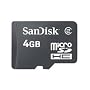 SanDisk microSDHC 4GB �ȈՃp�b�P�[�W