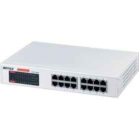 BUFFALO Giga�X�C�b�`���OHub 16�|�[�g LSW2-GT-16NSRR