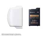  バッテリーパック(2200mAh) PSP-2000シリーズ用バッテリーカバー(セラミック・ホワイト)付き