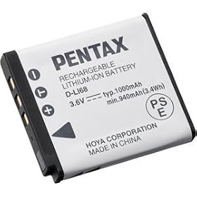 PENTAX �[�d�����`�E���C�I���o�b�e���[ D-LI68