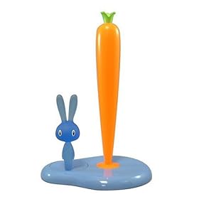 A di ALESSI �L�b�`���y�[�p�[�z���_�[ "Bunny&Carrot" �u���[ ASG42 AZ