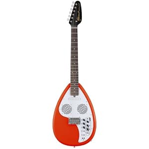 VOX ヴォックス アンプ/スピーカー/リズム機能内蔵 エレキ・ギター APACHE-I Salmon Red アパッチ ティアドロップ型