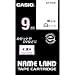 CASIO  �J�V�I �l�[�������h�e�[�v 9mm XR-9WE ���x�����C�^�[�p�J�Z�b�g
