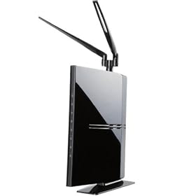 Logitec ����LAN���[�^ 300Mbps Giga 11n �A���e�i�t �v�����^���L LAN-WH300N/DGR