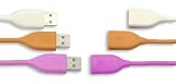  Flip USB Cables for Flip Camcorders (Pink, Orange, White)