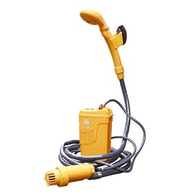 MOBILE SHOWER 2WAY���o�C���d���V�����[�u�d�r�ƃV�K���b�g���C�^�[�i�J�[�o�b�e���[�j�̗����Ŏg����v/�T�[�t�B���p�i �T�[�t�B�����𗧂��i �T�[�t�B��