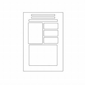 【クリックで詳細表示】ヒサゴ 光沢紙MDラベル ハガキ CJ7000S 5セット