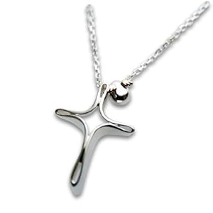 【クリックで詳細表示】[天使の卵]Tenshi no Tamago ネックレス SV950＆925＆K10 シルバーペンダント 天使1140 レディース