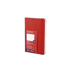 Moleskine 2012 18 Month Weekly Planner Horizontal Red Hard Cover Large (Moleskine Diaries)