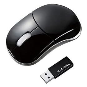 【クリックで詳細表示】SANWA SUPPLY MA-WH112BK 2.4Gワイヤレスオプティカルマウス ブラック
